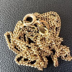 Alternative view of 14k 2.3g Gold Cuban Chain 17”