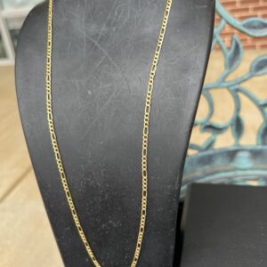 10k 2.9g Gold Figaro Chain 24”