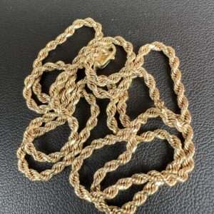 Alternative view of 10k 4.5g Gold Rope Chain 20”