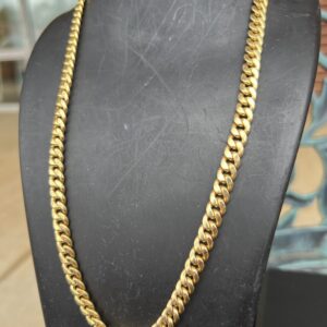 10k 27.1g Gold Cuban Chain 22”