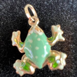 Alternative view of 14k 0.7g Gold Frog Charm