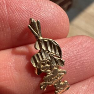 14k 1g Gold Smurfette Charm