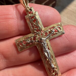 Alternative view of 14k 5.3g Gold Crucifix Pendant