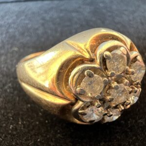 Alternative view of 10k 9.7g Gold Ring Sz 11.25 Tcw 1