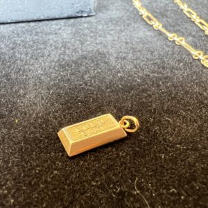 Alternative view of 9k 0.6g Gold Brick Charm
