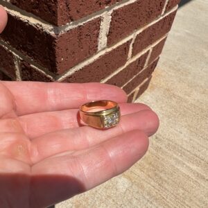 Alternative view of 18k 14.3g Gold Ring 0.3 tcw