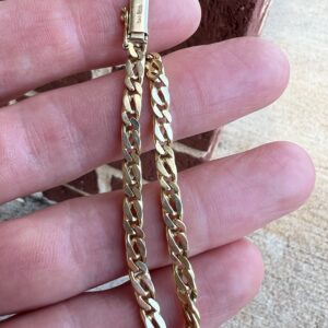 Alternative view of 14k 9g Gold Double Link Chain 7”