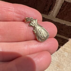 Alternative view of 10k 1.4g Gold Money Bag Charm