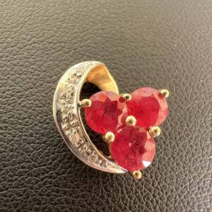 14k 1.5g Gold & Precious Stone Charm