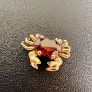 14k 1.4g Gold Crab Charm
