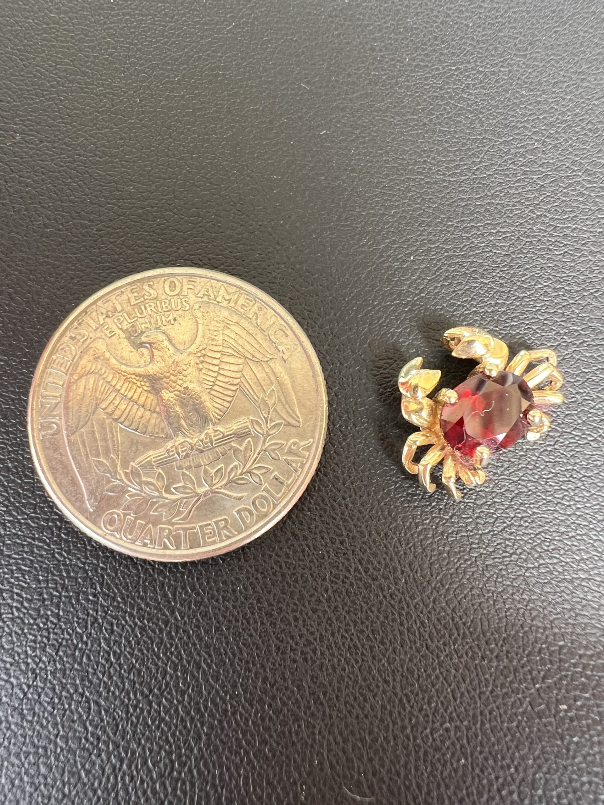 14k 1.4g Gold Crab Charm - Image 2