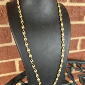 10k 12.8g Gold Puff Chain 24”