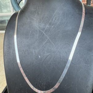 18k 7.1g White Gold Herringbone 16”