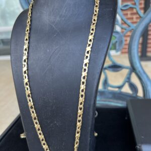 14k 53g Gold Infinity Link Chain 24”