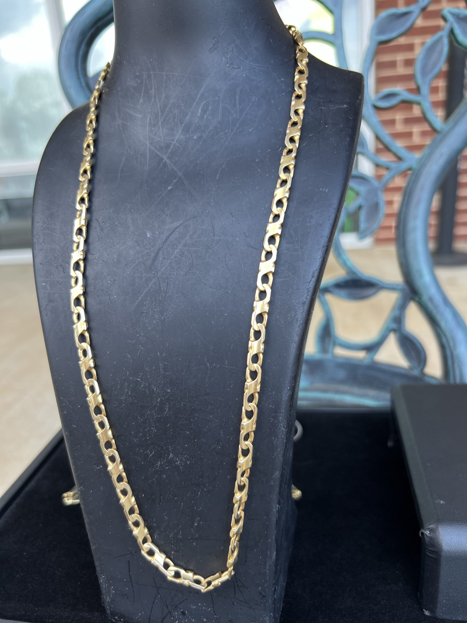 14k 53g Gold Infinity Link Chain 24”