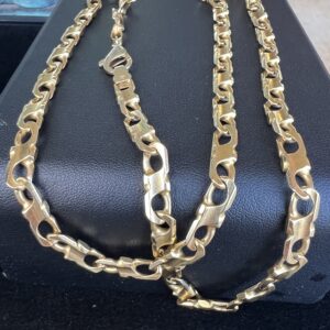 14k 53g Gold Infinity Link Chain 24” - Image 5