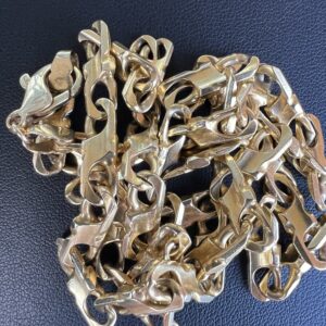 14k 53g Gold Infinity Link Chain 24” - Image 3