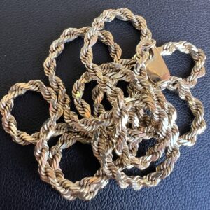 14k 14.3g Gold Rope Chain 20” - Image 4