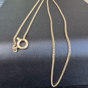 18k 2.6g Gold Cuban Chain 18” - Image 4