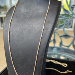 10k 4.5g Gold Adjustable Rope Chain 24”