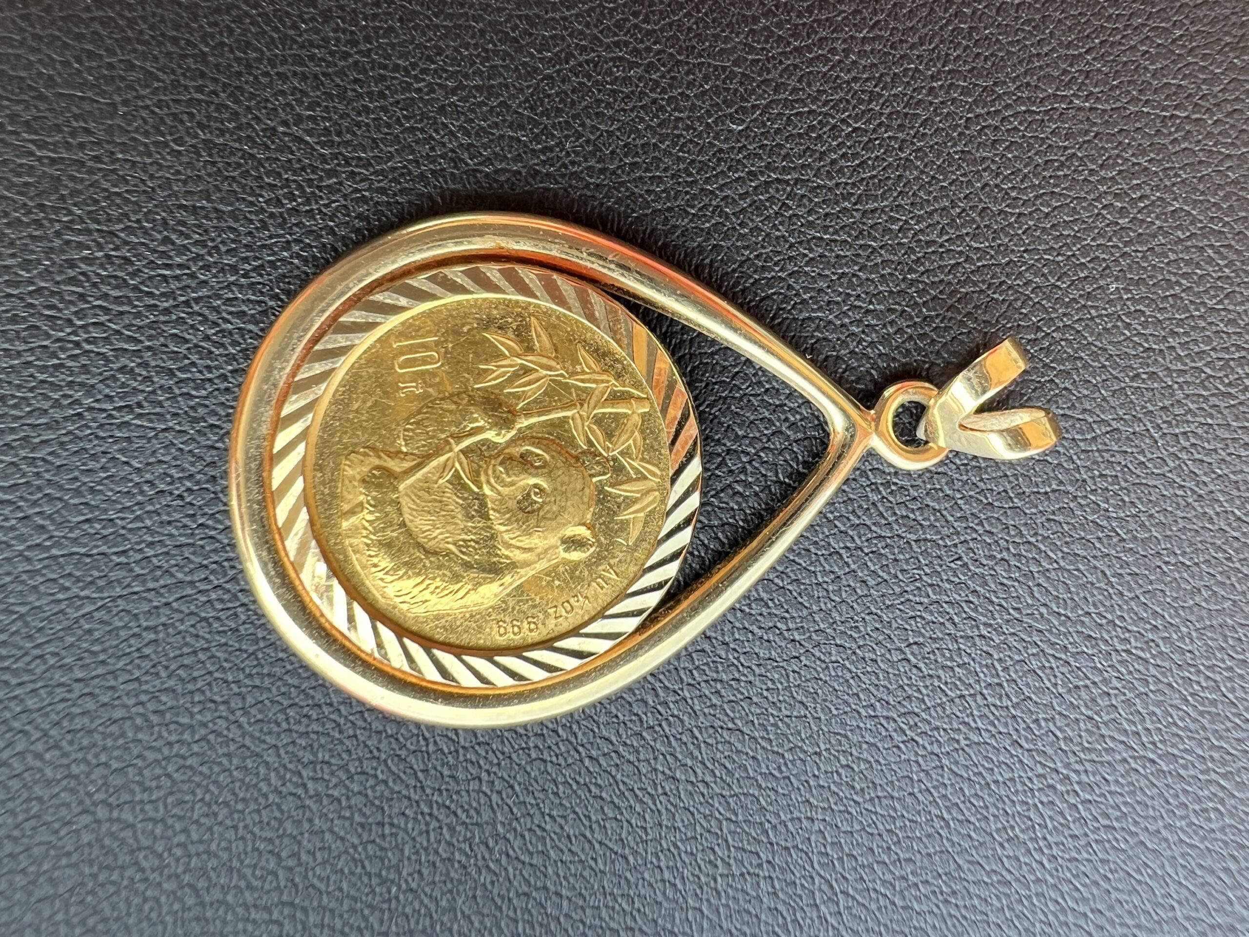 14k 5.1g Gold Charm & Chinese 1/10 oz - Image 2