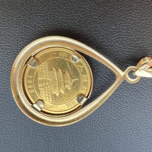 14k 5.1g Gold Charm & Chinese 1/10 oz - Image 4