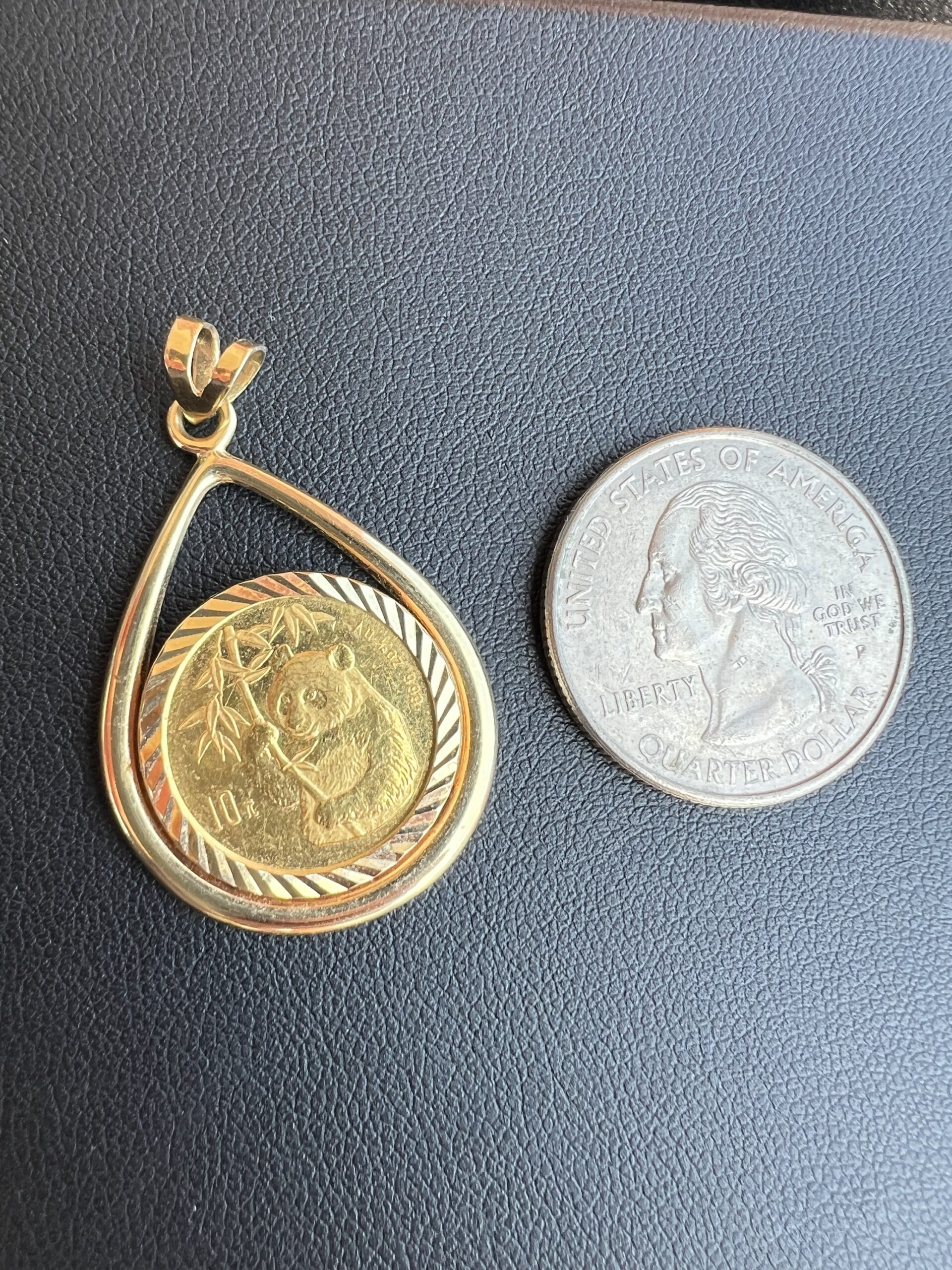 14k 5.1g Gold Charm & Chinese 1/10 oz - Image 3