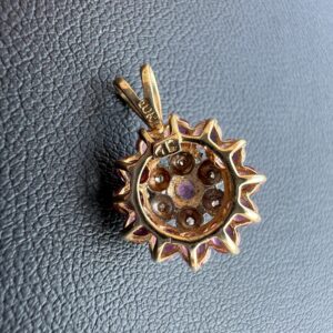 10k 1.3g Gold & Gemstone Charm - Image 4