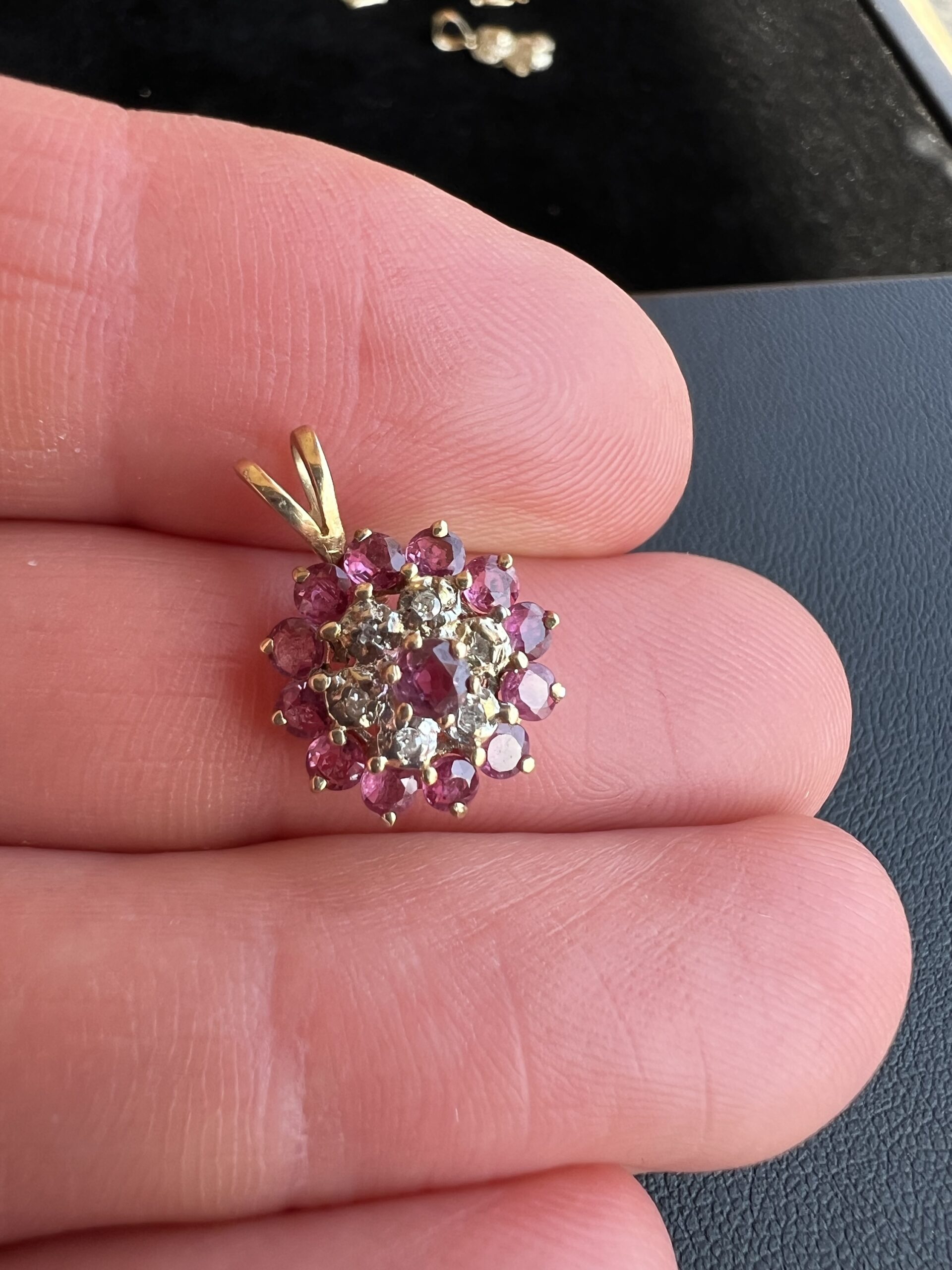 10k 1.3g Gold & Gemstone Charm - Image 2