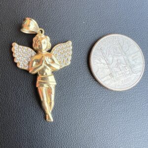 10k 3.9g Gold Angel Pendant - Image 3