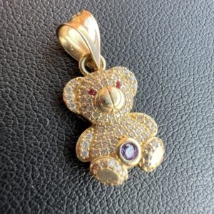 14k 1.5g Gold Bear Charm