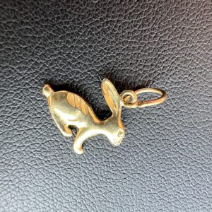 14k 0.6g Gold Rabbit Charm