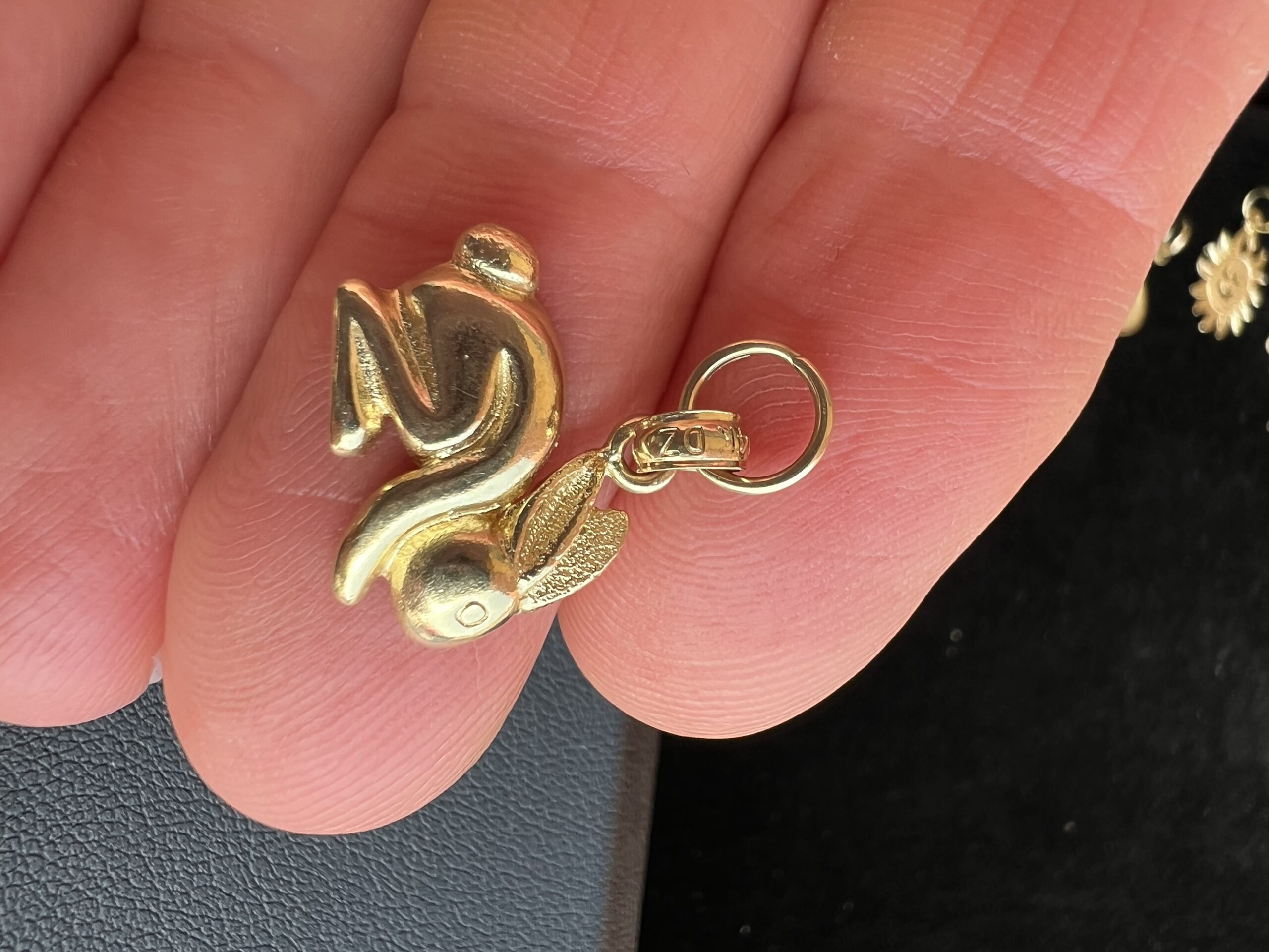 14k 1.7g Gold Rabbit Charm - Image 2