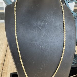 14k 9.2g Gold Rope Chain 20”