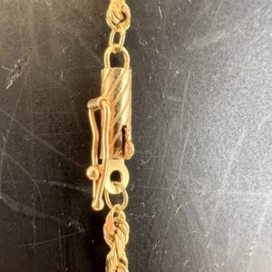 14k 9.2g Gold Rope Chain 20” - Image 4
