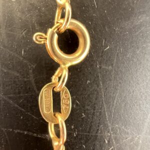 18k 4.7g Gold Unique Link Chain 20” - Image 5