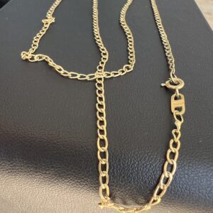 18k 4.1g Gold Chain Link Necklace 17” - Image 3
