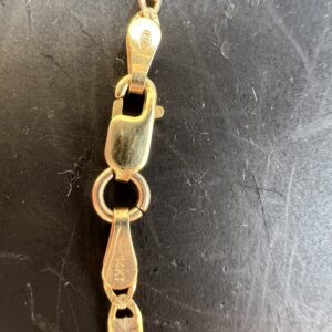 14k 4.9g Tri-Color Mariner Gold Chain 22” - Image 6