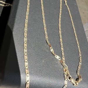 14k 4.9g Tri-Color Mariner Gold Chain 22” - Image 4