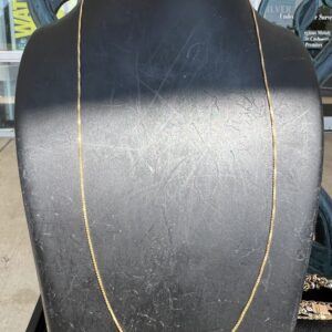 14k 3.6g Gold Box Adjustable Chain 21”