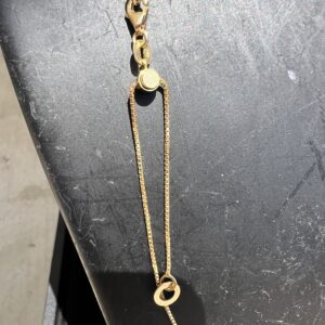 14k 3.6g Gold Box Adjustable Chain 21” - Image 6