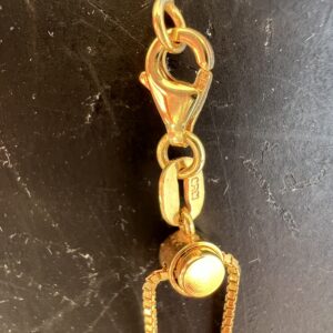 14k 3.6g Gold Box Adjustable Chain 21” - Image 5