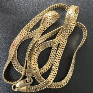 Alternative view of 14k 8.6g Gold Double Cuban Link 20”