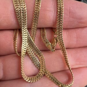 14k 8.6g Gold Double Cuban Link 20” - Image 3