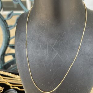 18k 1.9g Gold Box Chain 17”