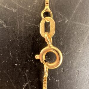 18k 1.9g Gold Box Chain 17” - Image 4