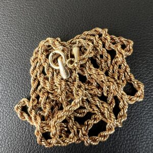 Alternative view of 10k 2.2g Gold Rope Chain 21”