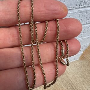 10k 2.2g Gold Rope Chain 21” - Image 3