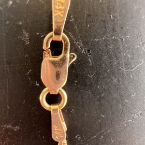 14k 3.9g Rose Gold Rope Chain 18” - Image 4