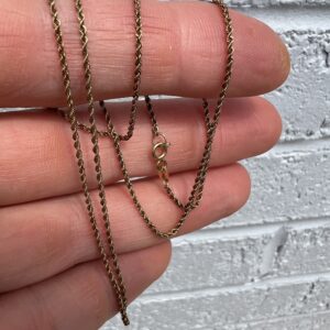 Alternative view of 14k 2.7g Gold Rope Chain 20”
